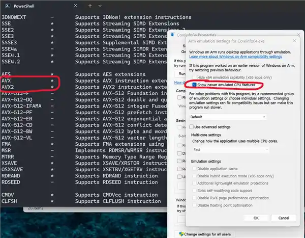 Windows on Arm迎来突破性升级:全面支持AVX/AVX2,开启性能新纪元