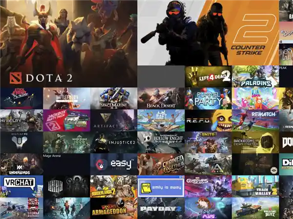 开源神器来袭！Steam库存拼贴图一键生成，玩得越久图越大！