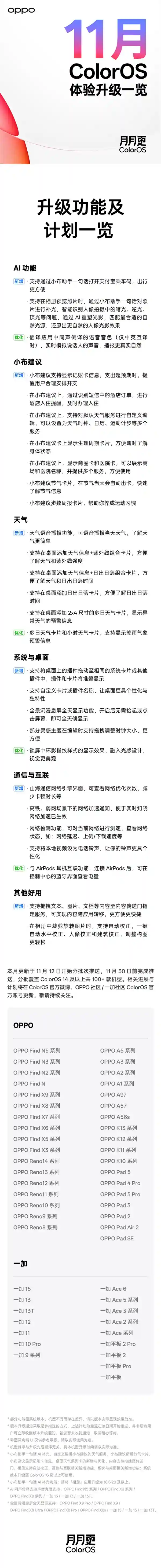 ColorOS 16月度更新上线：百机畅享全新体验