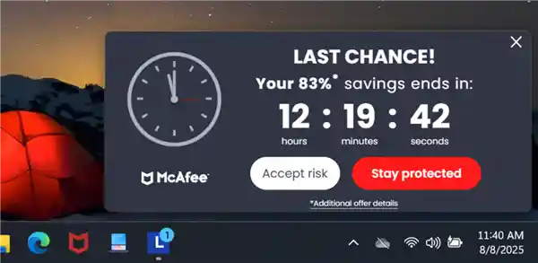 McAfee弹窗风波：2万块电脑也难逃流氓陷阱